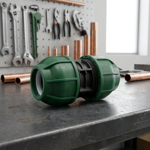 Raccord de compression agricole SAP10010090 en PE/HDPE durable et résistant à la corrosion, en matière PP vierge, 90 mm, garantie 3 ans - Product Image 3