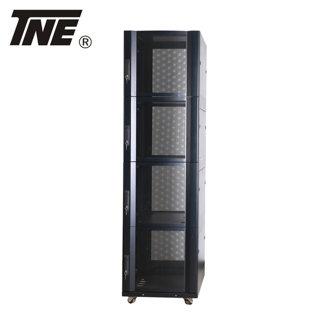 42U Rack Co-Location Server Data Cabinet with 4 Separate Compartments CE Certified IP20 Protection in Stock