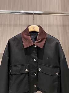 <span class=keywords><strong>Giacca</strong></span> da lavoro classica con Logo <span class=keywords><strong>a</strong></span> triangolo da <span class=keywords><strong>donna</strong></span> <span class=keywords><strong>giacca</strong></span> corta con colletto <span class=keywords><strong>in</strong></span> <span class=keywords><strong>velluto</strong></span> <span class=keywords><strong>a</strong></span> <span class=keywords><strong>coste</strong></span> Color block - Product Image 2