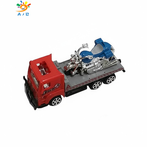 AJB 18CM Lastwagen 9CM Motorrad Friktionsfahrzeug Trägheitsgleitauto Lehrreiches Spielzeug für Kinder - Product Image 5