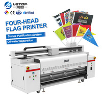 Máquina de Impresión de Banderas de Gran Formato LETOP Factory de 1700 mm, Impresora de Sublimación de Gran Formato
