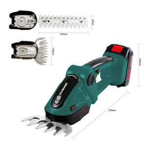 กรรไกรตัดหญ้าไร้สาย F FLLJ 21V แบบพกพาขนาดเล็ก 2 in 1 พร้อมใบมีดตัดแต่งพุ่มไม้ - Product Image 4