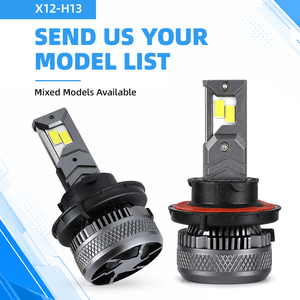 Ampoule de phare LED X12 H13 120W 10000LM 6000K Blanc Froid Double Refroidissement Cuivre Adaptation Universelle pour Amélioration Automobile - Product Image 1