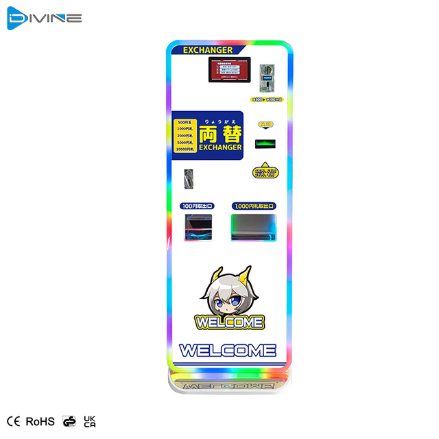 Factory Dual Export of Paper Currency and Coin Digital Automatic Exchanger Machine Smart Automatic Metal Money Changer Dispenser