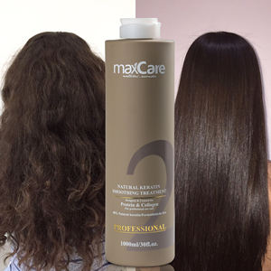 Kit de réparation capillaire à la kératine Maxcare Professional, traitement lissant à la kératine brésilienne longue durée pour <span class=keywords><strong>cheveux</strong></span> abîmés et crépus - Product Image 4