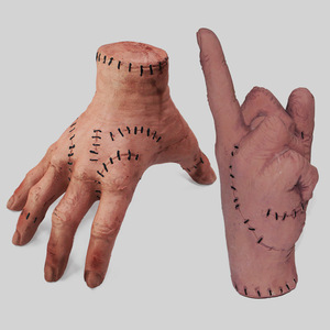 Accessoire de déguisement de haute qualité : Main de <span class=keywords><strong>Thing</strong></span> d'<span class=keywords><strong>Addams</strong></span>, effrayante et rampante, pour Halloween, décoration de fête, jouet de farce, accessoire de cosplay, thème hanté - Product Image 1