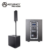 Précision Pro Audio WI158ADUSB-BT Nouveau haut-parleur de colonne actif alimenté par professionnel Système de son en direct portable