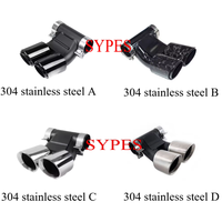 Tuyaux d'échappement de voiture SYPES pour Porsche Cayman 718 981 987 mise à niveau 304 système d'échappement de Performance en acier inoxydable double embouts de silencieux