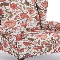 Fauteuil d'appoint scandinave de luxe fait main en bois massif pour patio, avec tissu entrelacé, fauteuil lounge semi-extérieur ergonomique