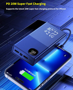 แบตสำรองชาร์จเร็<span class=keywords><strong>ว</strong></span>22.5W 10000mAh สำหรับโทรศัพท์พร้อมสายชาร์จเร็<span class=keywords><strong>ว</strong></span>4 in 1แบบพกพา20000mAh สำหรับเป็นของข<span class=keywords><strong>ว</strong></span>ัญ - Product Image 5