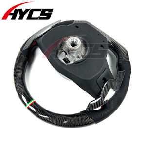 Accesorios Interiores para Automóviles, Volante de Fibra de Carbono Estilo Racing para <span class=keywords><strong>Jaguar</strong></span> F-<span class=keywords><strong>TYPE</strong></span> <span class=keywords><strong>R</strong></span> P300 P380 P450 SC S ZP - Product Image 6