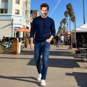 Jeans Vintage para Hombre, Venta Directa de Fábrica, Precio Bajo, Diseño Simple, Lavado Clásico, para Uso en Verano e Invierno - Product Image 1