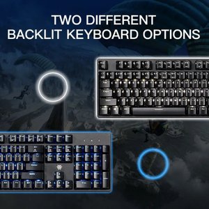 104 key ABS keycap RGB Backlit Ergonomic USB có dây hot swappable đỏ trắng nâu chuyển đổi cơ khí Bàn phím chơi game cho máy tính để bàn - Product Image 4