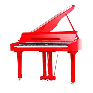 MG-10R लाल पोलिश डिजिटल ग्रांड पियानो बेंच के साथ - Product Image 1