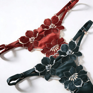 Yicheng Adjustable Straps Low-Rise Anti-Bacterial Thong Vintage G-String Sexy Mesh Panty Luxury <strong>Boutique</strong> <strong>Intimates</strong> Underwear - Product Image 3