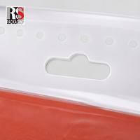 Sacs à soufflets latéraux pré-ouverts compatibles Autobag sur rouleau, thermoscellables, en LDPE, avec fond scellé et perforations, pour emballage en rouleau
