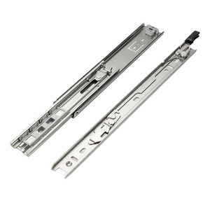 China calidad personalizada Color 3 pliegues + extensión completa 45mm cierre suave cajón deslizante HOJA DE Metal personalización - Product Image 5