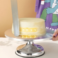 Kuchen-Drehteller Kuchen-Dekorations-Tisch Haushalts-Backwerkzeuge DIY Dekorations-Drehteller 10 Zoll/12 Zoll Aluminiumlegierung