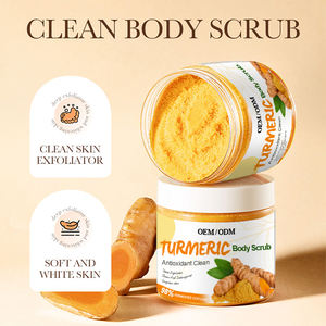 Exfoliante Corporal Vegano Natural de Cúrcuma, Abrillantador y Blanqueador de Marca Privada - Product Image 2