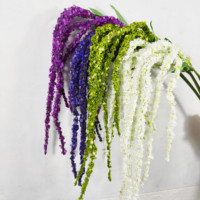 Feuillage suspendu en mousse artificielle de haute qualité, plantes vertes et blanches d'Amaranthus pour la décoration de mariage et de la maison