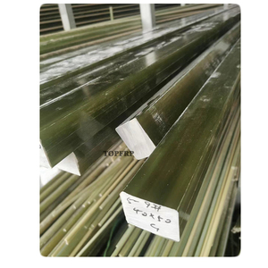 Tige carrée en époxy à pultrusion de fibre de verre haute résistance personnalisée tige en fibre de verre à isolation époxy - Product Image 1