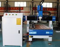 Machine de routeur CNC de Type de bureau 6090 4 axes, Machine de routeur CNC de travail du bois 3D