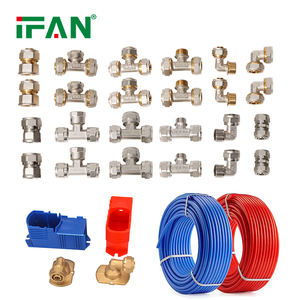 Raccord de tuyauterie PEX IFAN OEM ODM certifié ISO CE, raccord de compression en laiton pour <span class=keywords><strong>plomberie</strong></span> - Product Image 1