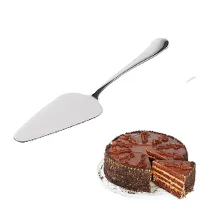 卸売 刃サーバpc-22.5cm Length Stainless Steel Serrated Edge Blade Cutter Pie Pizza Server Cake Cutter Holder Cake Tool
