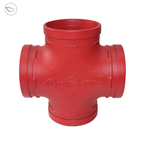 Cho <span class=keywords><strong>UL</strong></span> <span class=keywords><strong>FM</strong></span> được phê duyệt dễ uốn sắt rãnh giảm chéo và mặt bích cho chữa cháy áp lực thấp sơn xử lý bề mặt - Product Image 3