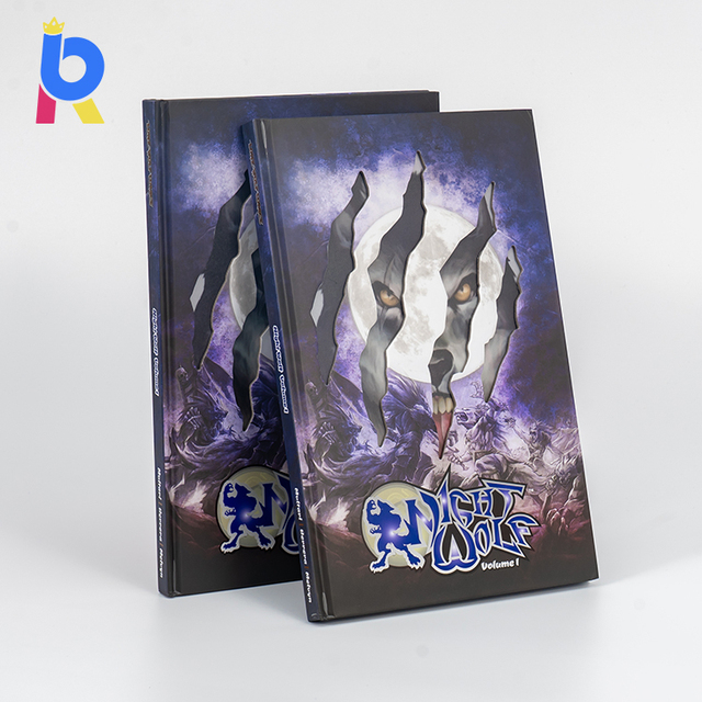 High Quality Full Color Comic Books Custom Design Novels Hardcover and Paperback Printing on Fancy and Coated Paper