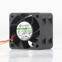Kipas Pendingin Sunon 5V 24V 48V DC12V 4.0W AC EC 4028 40X40X28MM 4CM Server Dual Ball Switch Mute Tiga-kabel PMD1204PQB1-A
