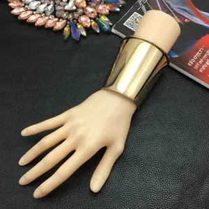 Nieuwe Hot Sale Big Cuff Armband Statement Charm Armband Armbanden Voor Vrouwen Vergulde Arm Pols Armband Sieraden Accessoires