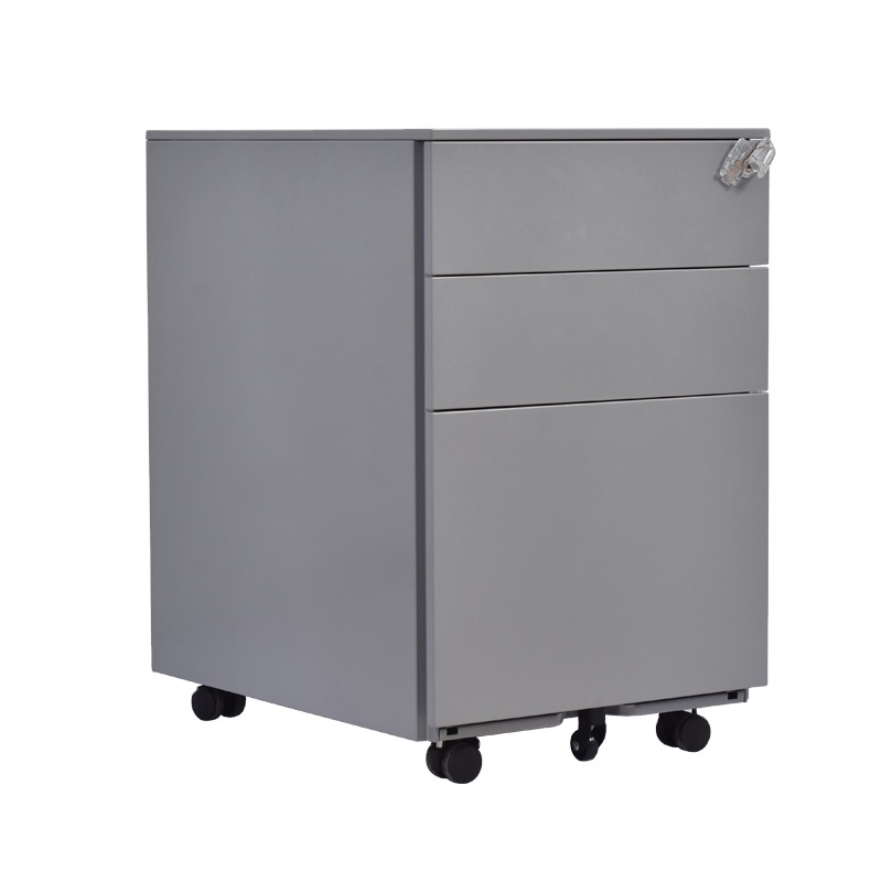 School office cabinet 3 drawers metal steel executive office mobile pedestal file cabinet supplier