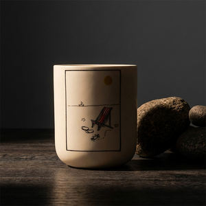 Boîte cadeau de luxe AIKUN, bougie aromathérapeutique en cire de soja écologique personnalisée, yoga, méditation, apaise les sens, ambiance <span class=keywords><strong>zen</strong></span>, bougie parfumée - Product Image 2