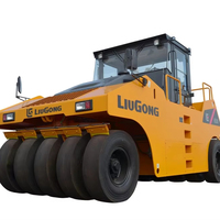 Compacteur à pneus pneumatiques Liugong 20 tonnes CLG6520E, rouleau vibratoire pour routes