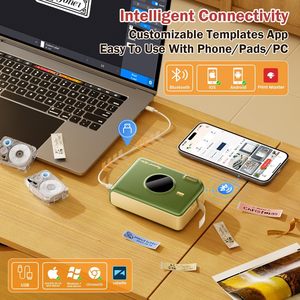 طابعة فوميمو A30 للنقل الحراري، طابعة ملصقات محمولة لاسلكية بدون حبر لتغليف الهدايا - Product Image 5