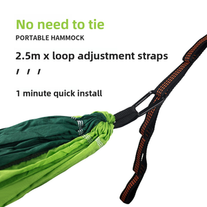 <span class=keywords><strong>Hamac</strong></span> de camping extérieur pour enfant, portable, léger, en nylon, design parachute, double couche, anti-retournement, 2 <span class=keywords><strong>places</strong></span>, 200 lb - Product Image 3