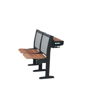 <strong>Lecture</strong> Hall Seating with Writing Tablet Fixed Desk <strong>and</strong> <strong>Chair</strong> for <strong>University</strong> Auditorium - Product Image 6