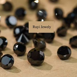 天然ダイヤモンドブラックポインタブラックダイヤモンドファインジュエリー用3mm 3.5mm 5mm 8mm,天然ルースダイヤモンド - Product Image 4