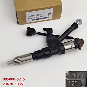 หัวฉีดน้ำมันเชื้อเพลิงคอมมอนเรล 23670-E0351 095000-5210 095000-5215 095000-5216 หัวฉีดดีเซลสำหรับเครื่องยนต์ฮีโน่ 500 P11C - Product Image 1