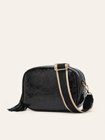 Mini Zilverfolie Luxe Lederen Handtas Telefoon Camera Tassen Crossbody Sling Schouder Voor Vrouwen Pu Lederen Messenger Make-Up Tassen