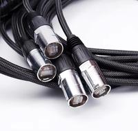 Cable de red Ethernet profesional de 8 canales Cat6a Shield RJ45 1M Cable conector SFTP de cobre desnudo Cable LAN para datos