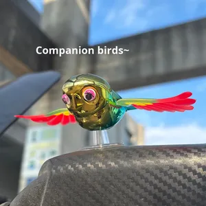Oiseau volant 3D réaliste en plastique pour voiture, décorations de casque à l'échelle 1/12 pour véhicules électriques, créatif - Product Image 3