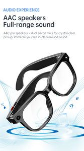 Lunettes Intelligentes S3 Ultra 5MP avec Streaming en Direct pour Appels, Enregistrement Vidéo Anti-Tremblement, Traduction IA, Enregistrement Vocal et Contrôle Tactile - Product Image 5