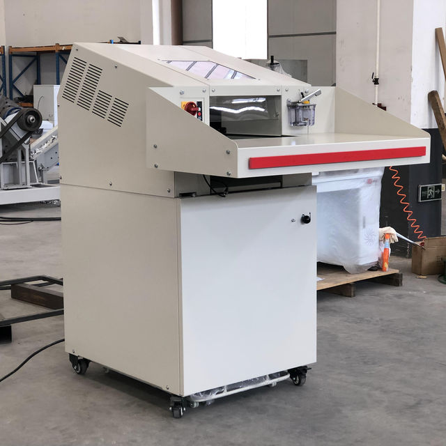 High Security Industry Office Crinkle Paper CD Cards Shredder Machine Auto Feed Commercial Waste Paper Shredder