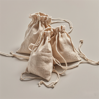 Sac en toile de jute avec impression de logo personnalisé sac d'emballage à cordon café cacao alimentaire cadeau de Noël pochette en lin de jute