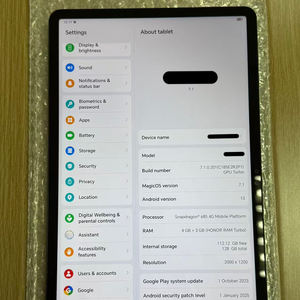 Tablet PC HONOR Pad X9 Pro de 11.5 Pulgadas con Pantalla Grande de 120Hz, Snap 685, Android 15, MagicOS, Batería de 8300mAh y Procesador Octa Core - Product Image 6