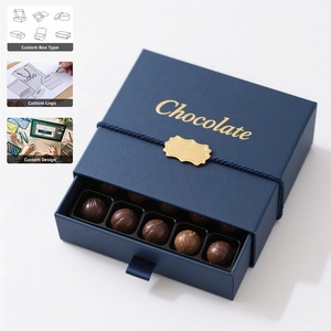 Emballage cadeau fait main pour la Saint-<span class=keywords><strong>Valentin</strong></span>, boîte cadeau en <span class=keywords><strong>chocolat</strong></span> <span class=keywords><strong>de</strong></span> qualité supérieure avec logo personnalisé et insert - Product Image 2