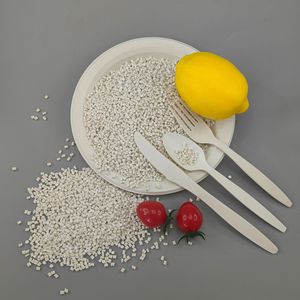 Nhà Máy Giá dùng một lần thiết lập dao kéo 100% compostable phân hủy sinh học 5 6 7 inch dùng một lần thiết lập dao kéo muỗng và nĩa dao - Product Image 1