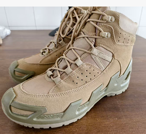 Chaussures de course, d'entraînement, de chasse et d'escalade antidérapantes TSB07 personnalisées, couleur coyote, robustes, pour hommes. - Product Image 6